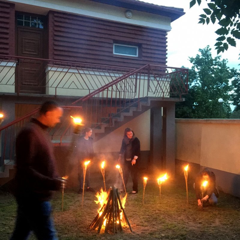 Trianon 100 . fáklyagyújtás13